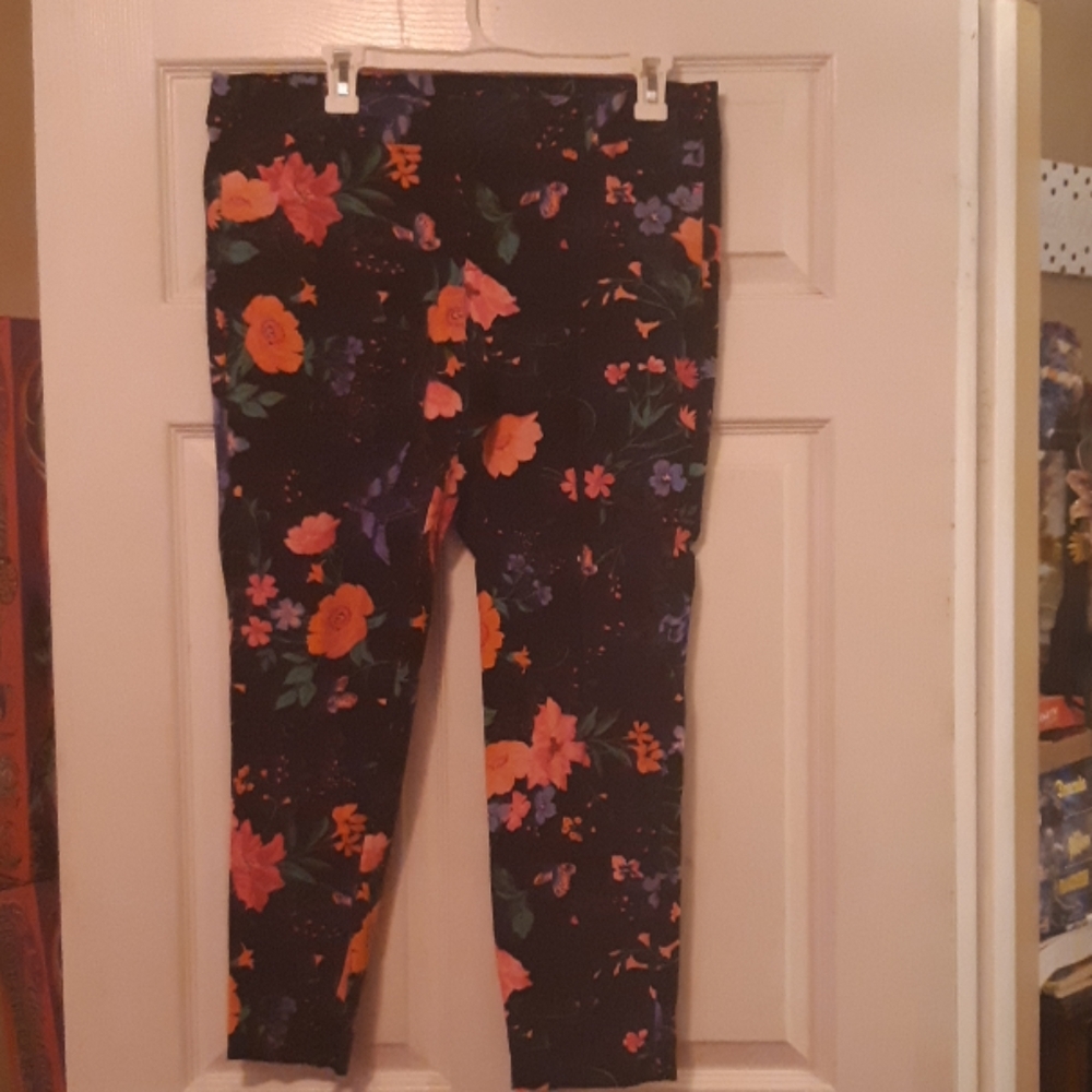COPY - Floral Pixie Pants Size 12